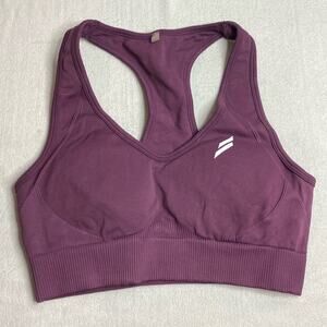 Doyoueven Maroon sports bra size large